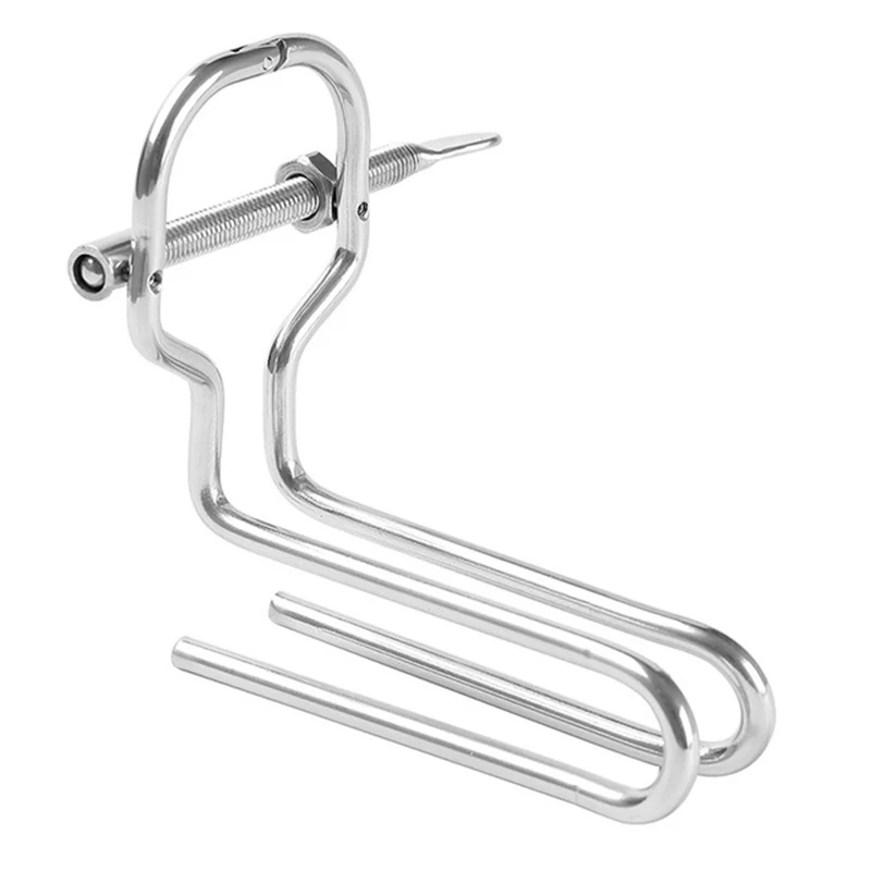 BDSM New Arrival Adjustable Stainless steel Dilator Vaginal Anus Clamp Anal Plug Speculum Butt Plug Anal Sex Toys For Women Men