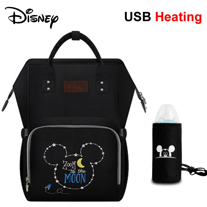 Disney сумки для ухода за материнством для мамы USB детские пеленки сумка органайзер водонепроницаемый рюкзак для коляски Дисней мама пеленания Влажные Сумки - Цвет: 5