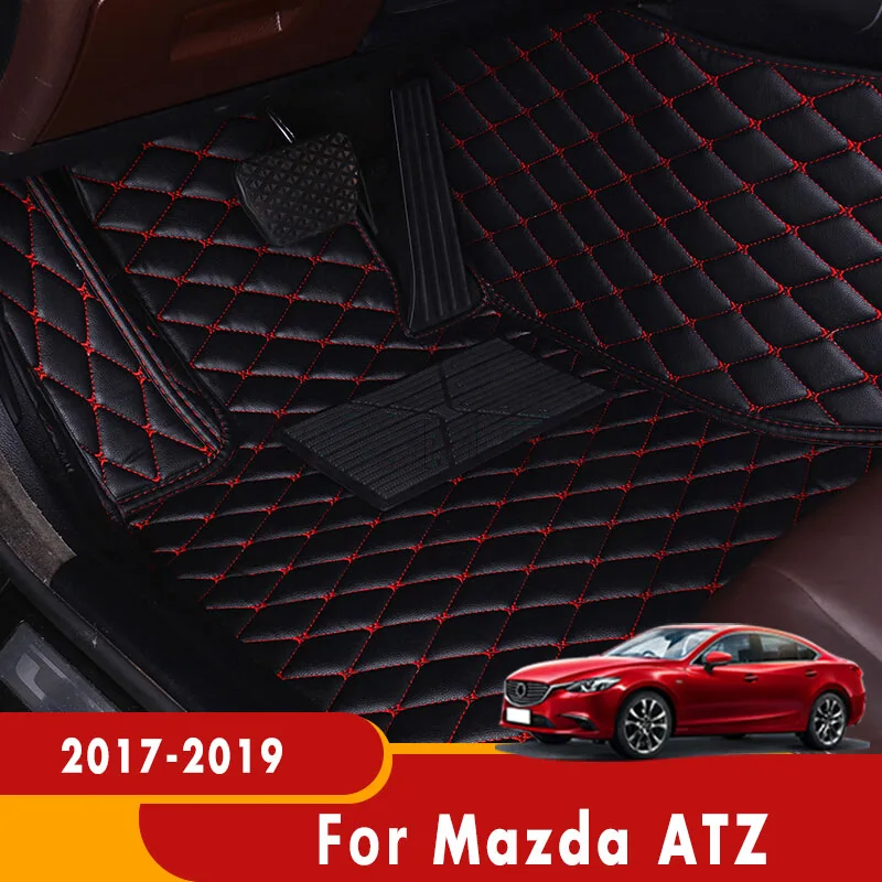 Напольные коврики для Mazda 2019 2018 2017 ног автомобильные аксессуары ковер части