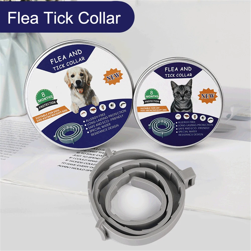 Removes Flea And Tick Collar Dogs Cats Up To 8 Month Flea Tick Collar Anti-mosquito And Insect Repellent Anti Flea Ticks Collars (6)
