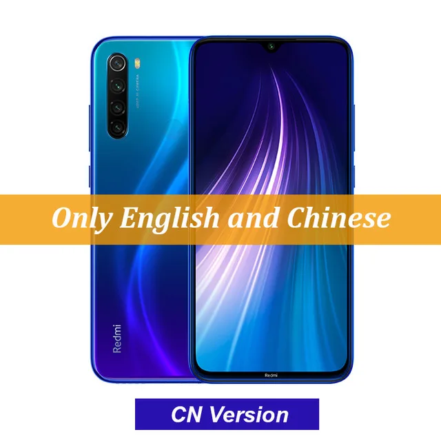 4GB CN Blue New Global ROM Xiaomi Redmi Note 8 4GB 64GB 48MP Quad Camera Smartphone Snapdragon 665 Octa Core 6.3" FHD Screen 4000mAh - Цвет: 4GB CN Blue