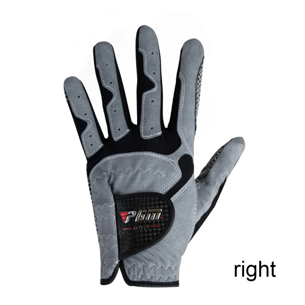 size 22 right 1 шт. перчатки для гольфа, мужские перчатки из микрофибры, мягкие, для левой и правой руки, противоскользящие, дышащие перчатки для гольфа X85 - Цвет: size 22 right
