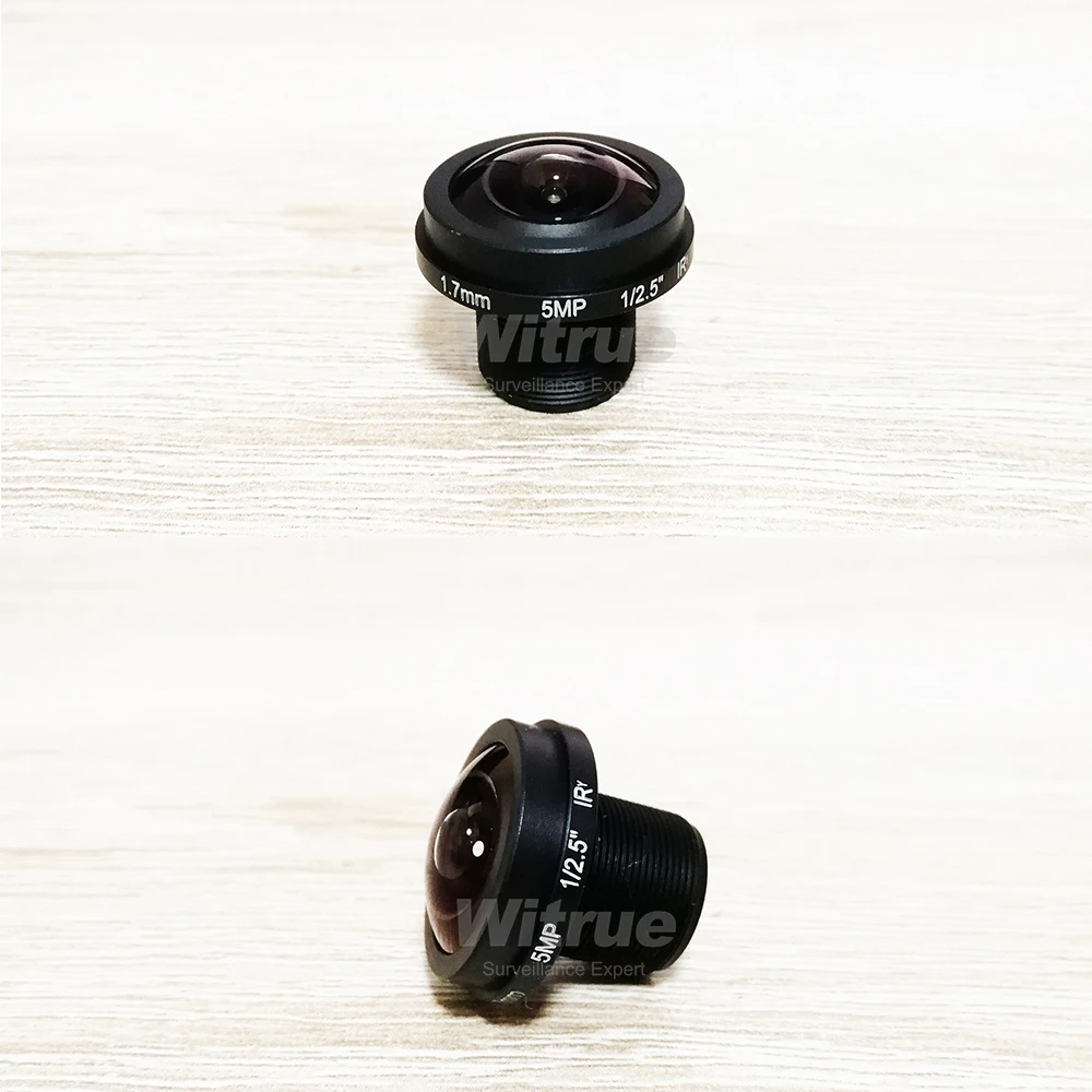 Witrue Рыбий глаз объектив 1,7 мм M12 5,0 мегапикселя с ИК-фильтром для экшн-камер 1/2, " F2.0 панорамный угол обзора 180 градусов