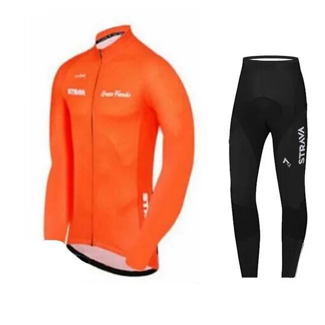 C3 Трикотажные изделия для велоспорта strava Ropa Ciclismo hombre с длинным рукавом Осень-Зима Одежда для велоспорта Breathabl go pro Maillot - Цвет: C3