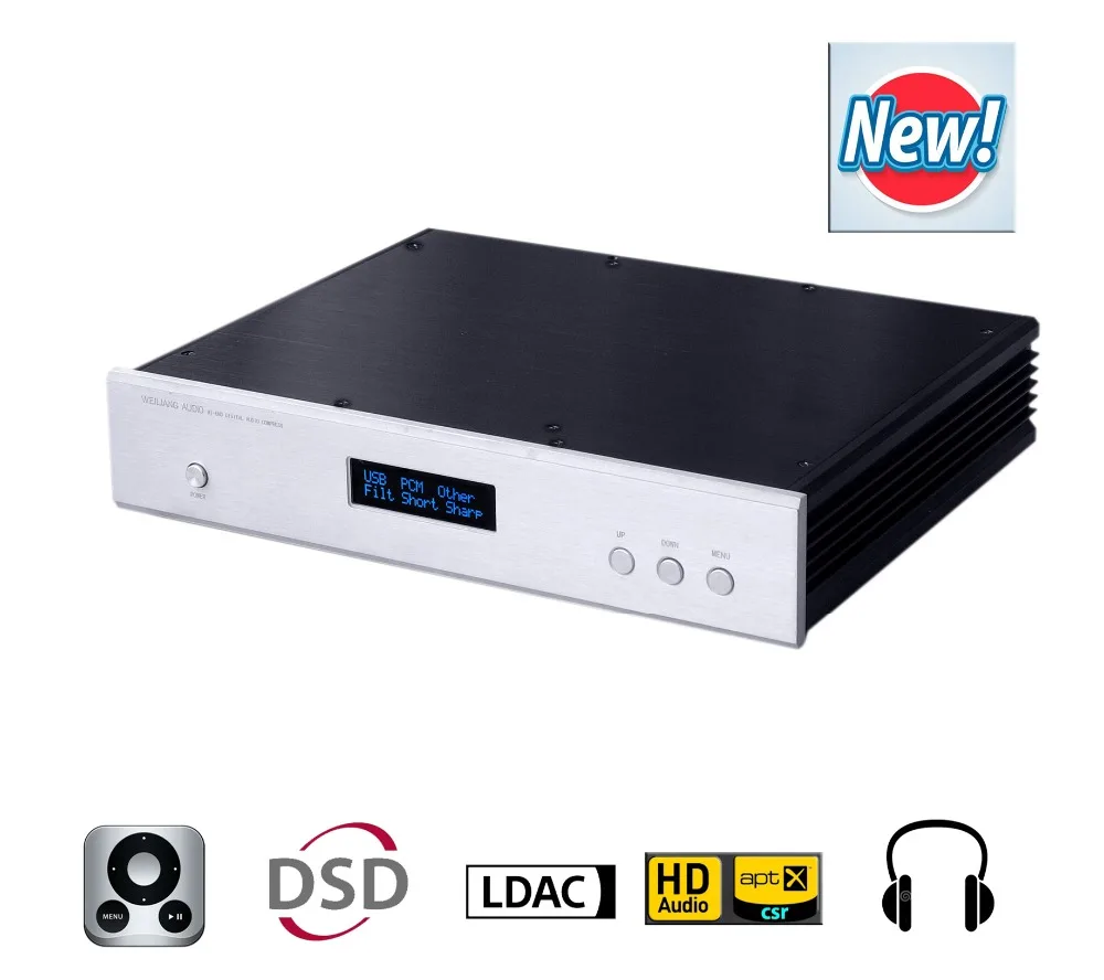 DC400 AK4499 Femtosecond кварцевый генератор DAC полный сбалансированный PCM192K DSD512 декодер Bluetooth 5,0 APTX LDAC Amanero USB вход