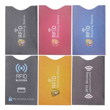 

10Pcs Anti Theft for RFID Credit Card Protector Blocking Sleeve Skin Case Cover