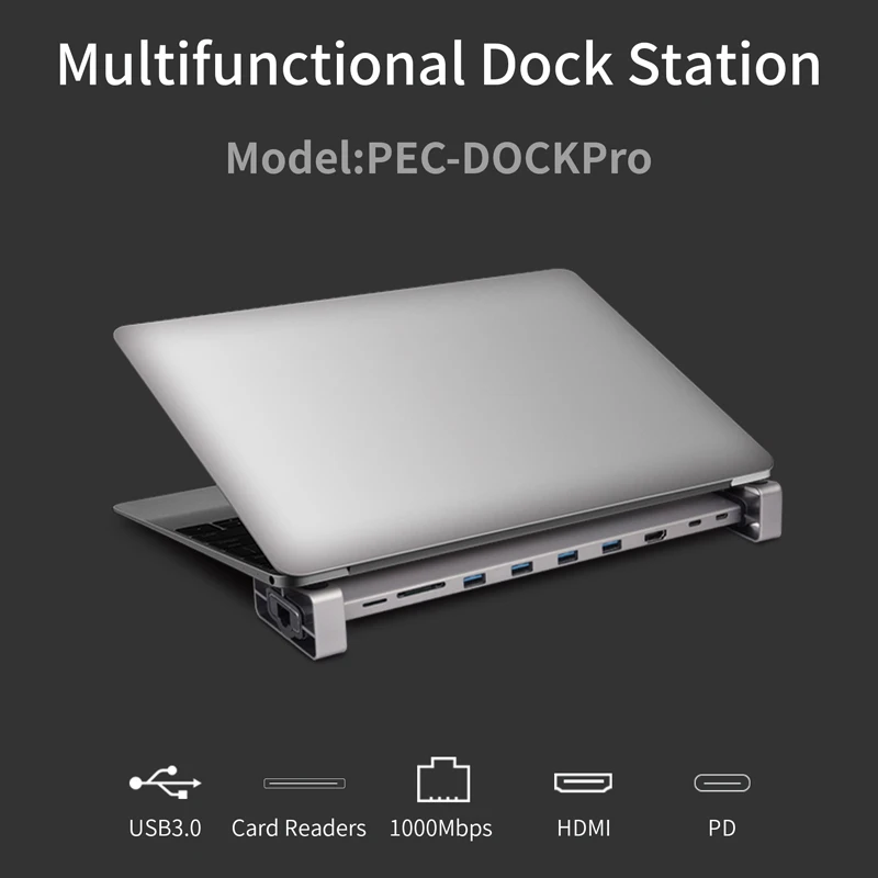 9 В1 usb-хаб type C к HDMI USB3.0 RJ45 док-станция адаптер для MacBook samsung Dex S8/S9 huawei P30 Pro Usb C адаптация