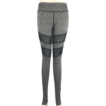 

fashion Sexy Women Leggings Mesh Design Trousers Pants Black Slim Sportswear New Fitness Leggings