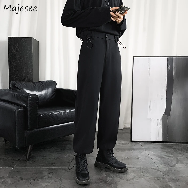 button fly joggers