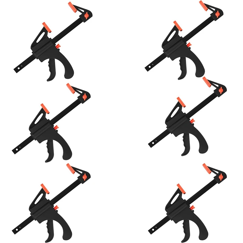 Деревообрабатывающие зажимы 6 дюймов стандартный зажим съемный F-зажим для одной