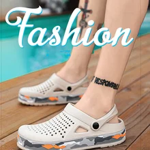 Men Sandals Water-Shoes Beach-Slippers Outdoor Male Big-Size Summer Camo Casual New Ccharmix