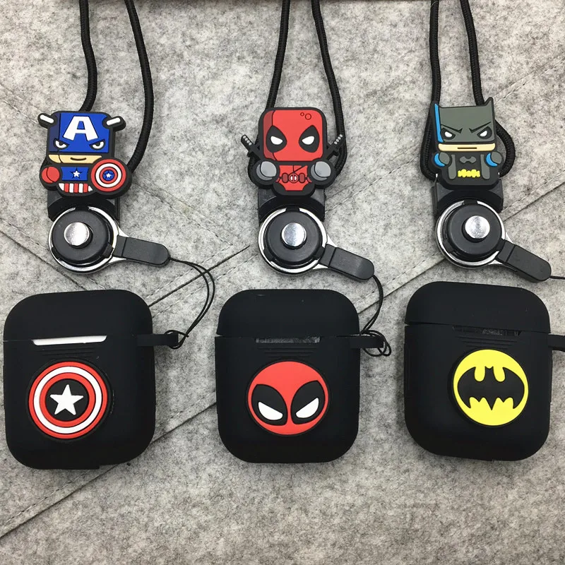

Cartoon Soft Silicone Earphone Case for Apple AirPods 1/2 Protection Wireless Bluetooth Ultra Thin Headset Cover For Air pods