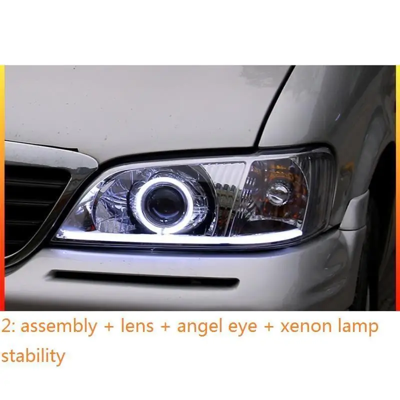 MODEL B Drl бег Automovil Luces Led Para Авто Assessoires внешняя лампа Cob фары автомобиля фары в сборе 17 18 для Buick GL8 - Цвет: MODEL B
