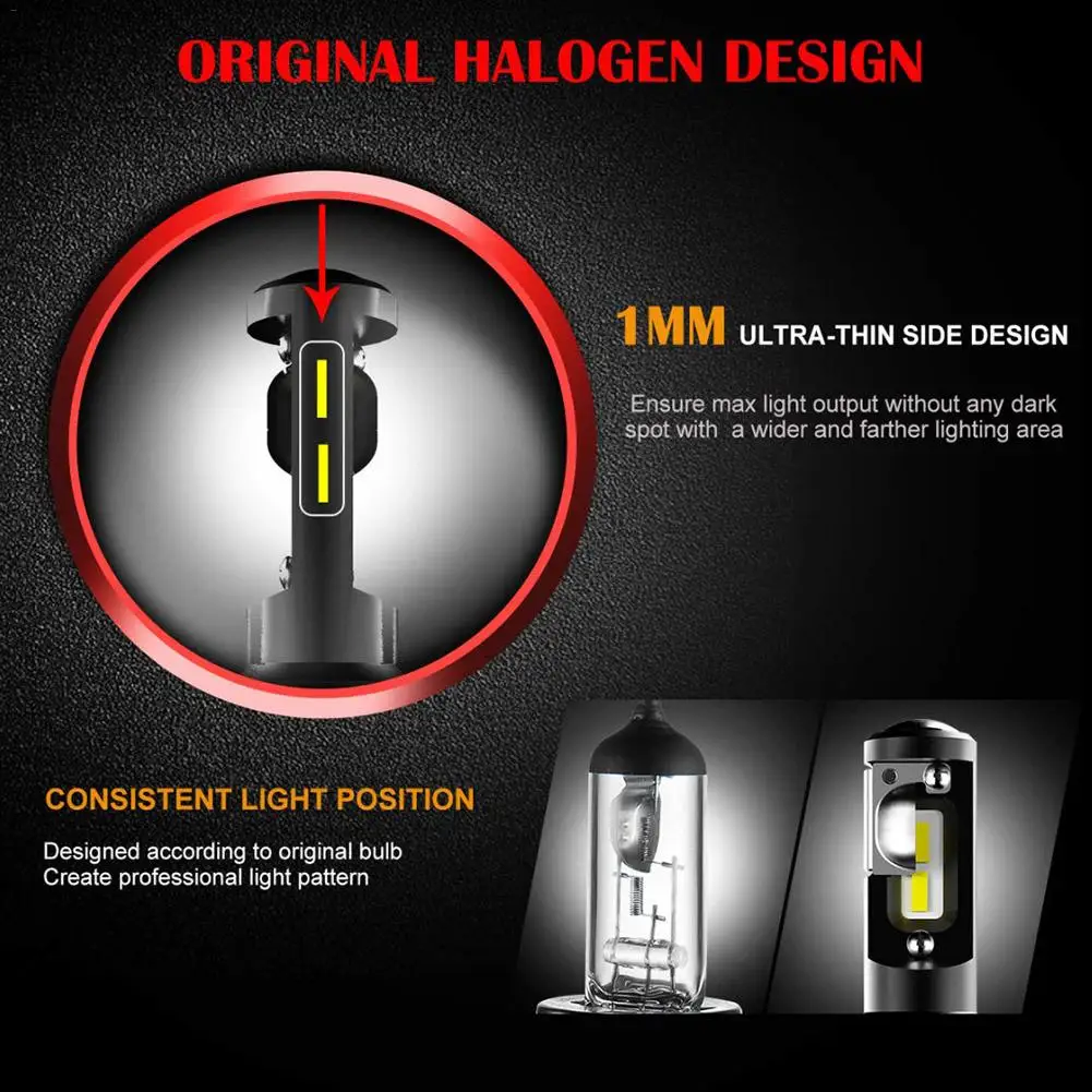 Мотоцикл 12-24V H4/9003 Moto светодиодный фонарь с охлаждающими вентиляторами подходит для большинства мотоциклов светодиодный фонарь супер белый мотоцикл фара