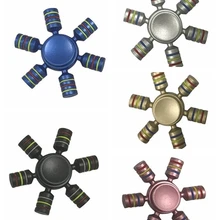 Спиннеры от руки Спиннер Пластик шесть рук руль колесо обозрения палец фокус гироскопа игрушки для страдающих аутизмом СДВГ анти-сома