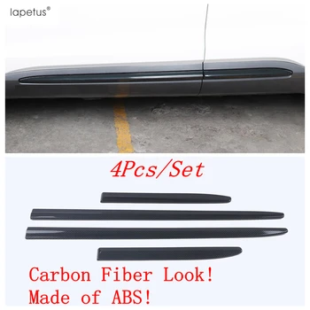 

Carbon Fiber Accessories For Ford Explorer 2020 2021 Car Side Door Body Molding Decorative Strip Cover Trim Exterior Refit Kit
