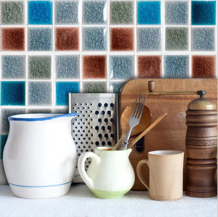 Hot-selling tiles with self-adhesive wall stickers, stickers, oil-proof and waterproof living room, bedroom, kitchen and bathroo