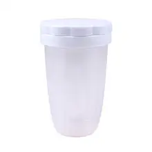 Новая Мука сито фильтр сетка мука порошок земснаряды пластиковая чашка форма Шейкер Порошок может сито шейкер для сахара кухонные инструменты для выпечки