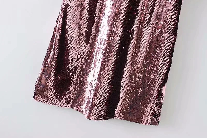 AliExpress EBay, стиль, Европа и Америка, женское платье, с блестками, ламинированное, с коротким рукавом, платье, модная версия