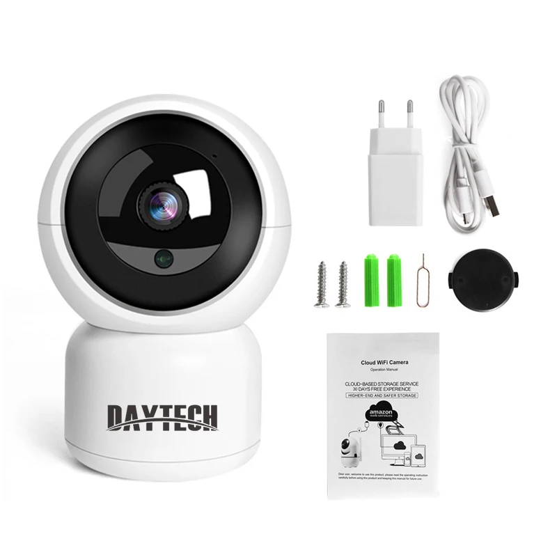 Daytech дома безопасности IP Камера Беспроводной Wi-Fi Камера наблюдения 720 P Ночное видение CCTV Видеоняни и радионяни DT-C8815
