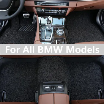 

Flash Mat Custom Car Accessories Floor Mats For Bmw All Models Silk Loop Auto Foot Pads Carpet Cover E36 E46 E60 E30 E70 E39 F30