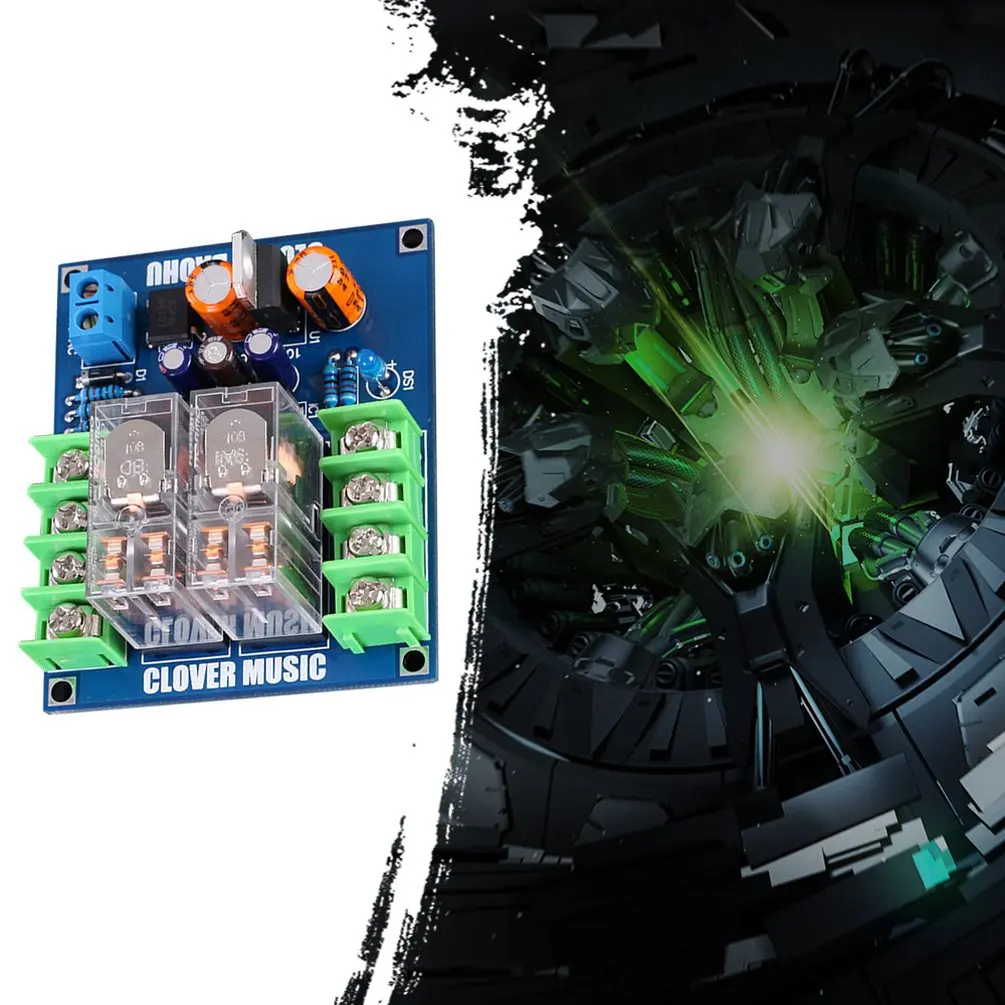 Двойной Acron реле 7812 Upc1237 динамик Рог Защита доска для Diy Ac12-24V Us Bc200 Upc1237 релейная плата защиты