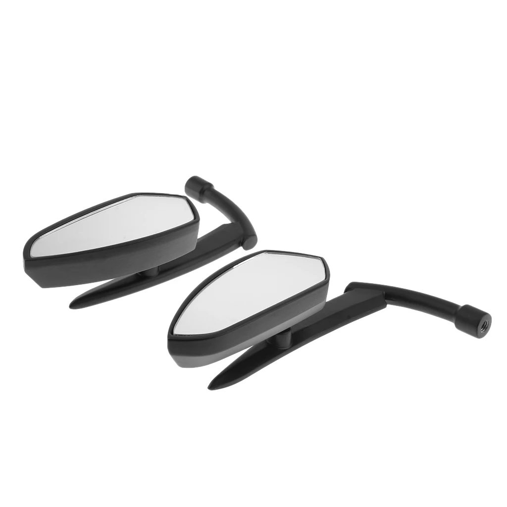 Black Motorcycle Adjustable Rear View Mirrors for Harley X48 XL883 1200  125 x 50 mm