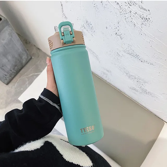 Large Capacity Double Stainless Steel Thermos Mug With Straw Portable Vacuum Flasks Creative Thermal Bottle Tumbler Thermocup 5