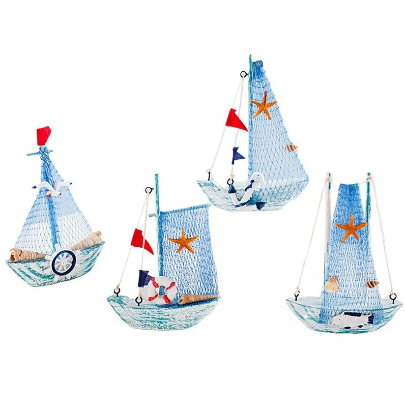 naar voren gebracht Overtollig diepgaand 4 Stuks 15 Cm Mini Zeilboot Model Ornament Mediterrane Vissersboot Stijl  Houten Craft Voor Thuis Tafeldecoratie|Figuren & Miniaturen| - AliExpress