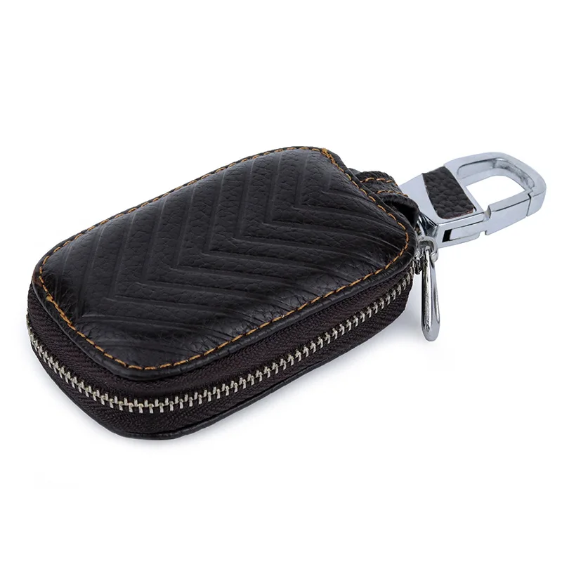 

2020 New Popular Car Key Case Leather Keychain pouch keychain zipper pouch keychain coin pouch keychain designer key pouch