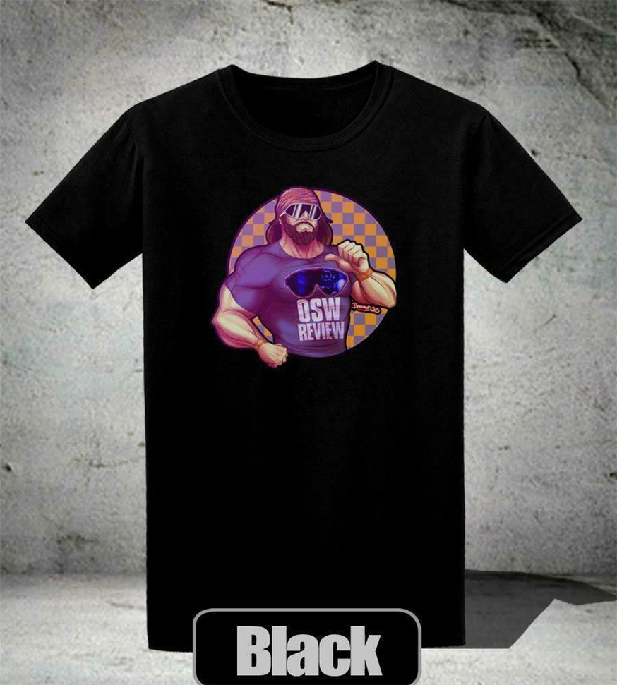 

New Macho Man Randy Savage Ohh Yeahh T-Shirt Usa Size Em1 New Unisex Funny Tops Tee Shirt