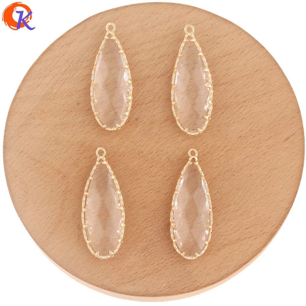 

Cordial Design 30Pcs 14*37MM Jewelry Accessories/Crystal Pendant/Drop Shape/DIY Making/Charms Jewelry/Hand Made/Earring Findings