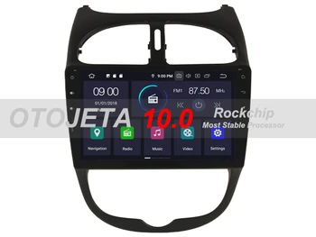 

OTOJETA 9 Inch Android 10.0 Multimedia Video Player For PEUGEOT 206 GPS Navi 2din Car Radio Touchscreen Stereo Head Unit