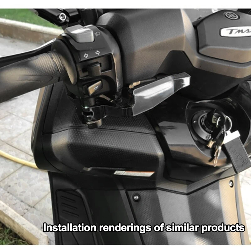 Color : Black ADFIOSDO Motorradparkplatz Handbremshebel/Fit for Yamaha T-MAX 500 2008-2011 T-MAX 530 2015-2019 Tmax tech max.Tmax 560 2019 2020 2021