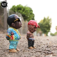 1 Pcs Hip Hop Legend Commemorative Resin Ornaments Memorial Resin Statue Crafts Characters Sculpture Home Garden Decoration - Image 2