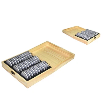 

30X Set Commemorative Coin Cover Storage Box Case Organizer For 20/25/30/35/40mm