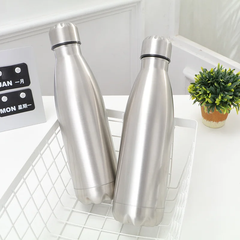 

750ml Hydro flask Single Layer Coke Bottle Manufacturer Direct Stainless Steel Outdoor Sports Water Bottle customized
