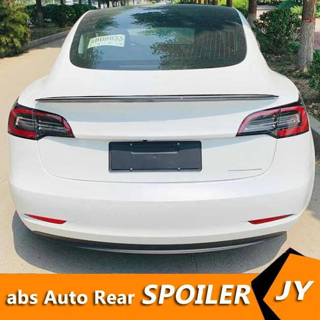 Для Tesla mode 3 спойлер из углеродного волокна Материал 2012- P4 JKS стиль производительности спойлер для Tesla модель 3 спойлер
