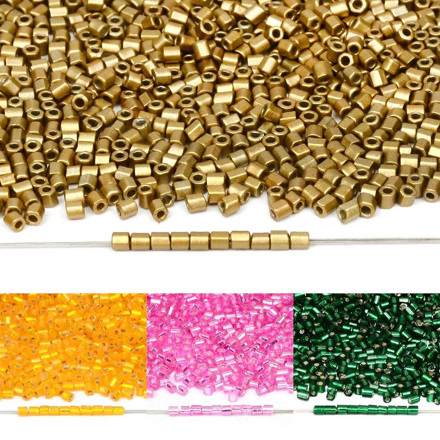 Approx.2mm Cylindrical Glass Seed Beads For Necklace Bracelet Czech