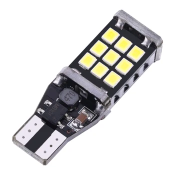 

15x T15 LED decoded Bulbs 2835 21SMD Canbus OBC Error Free LED Backup Light LED Bulbs Car Reverse Lamp Xenon White DC12V