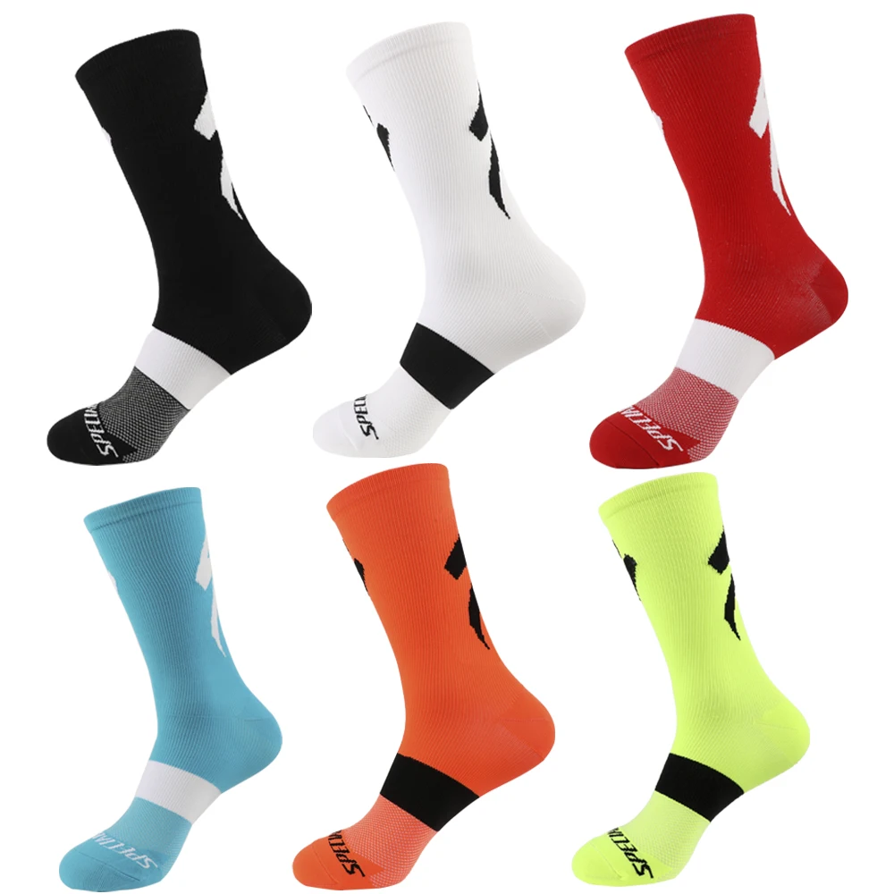 Chaussettes de cyclisme pour hommes et femmes course sport basket-ball montantes compression | Спорт и развлечения