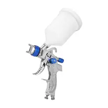 1,3 мм сопло высокого распыления пистолет из алюминиевого сплава Аэрограф Гравитация подачи кислорода Автомобильная Краска Набор распыляющих пистолетов