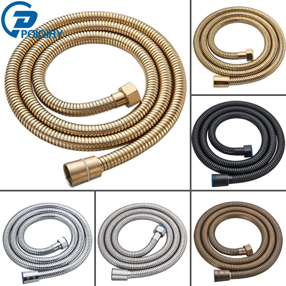 59 inches kink-free flexible stainless steel anti-twist shower hose for handheld shower head replacement shower hose plumbing hose