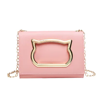

2020 Japan and South Korea new women's bag casual small square bag shoulder messenger bag chain mobile phone bag pu small bag