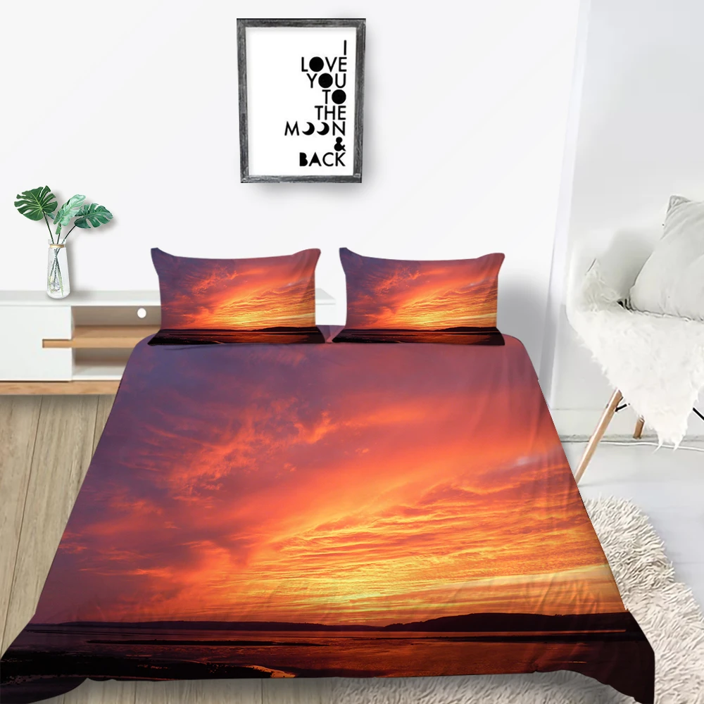 Parure De Lit Au Design Unique Magnifique Housse De Couette Nuage 3d King Queen Size Aliexpress