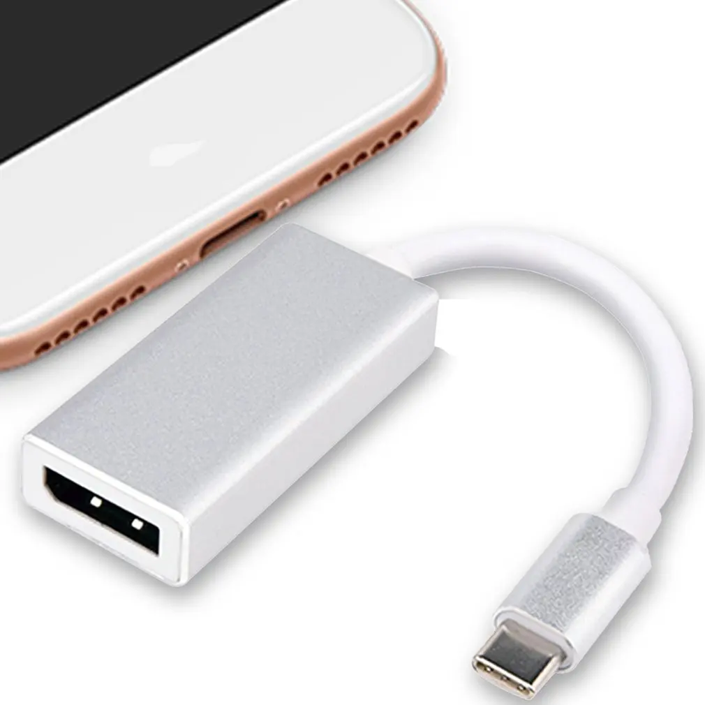 1 шт. Адаптеры USB 3,1 type C до 4K Mini DP DisplayPort Female type-c Кабель-адаптер для Macbook аксессуары и запчасти для мобильных телефонов