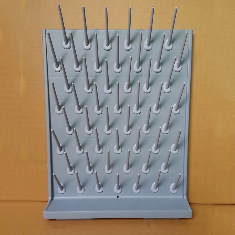 X002 Drying Rack Pegboard Polypropylene Color grey Drip Stand , 700mm