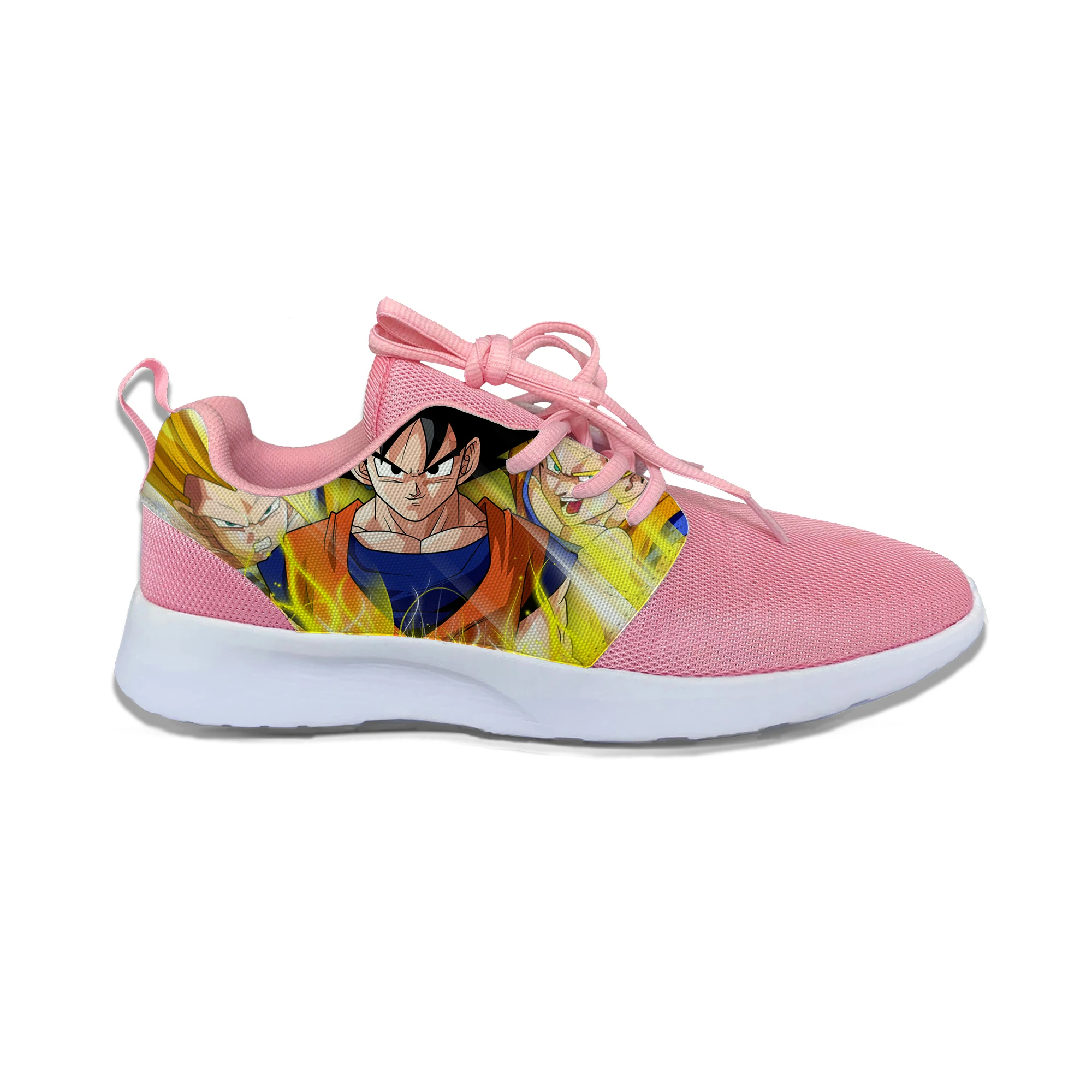 Аниме Dragon Ball Z Vegeta Goku популярная забавная классная классическая спортивная обувь для бега повседневные дышащие кроссовки с 3D принтом для мальчиков и девочек