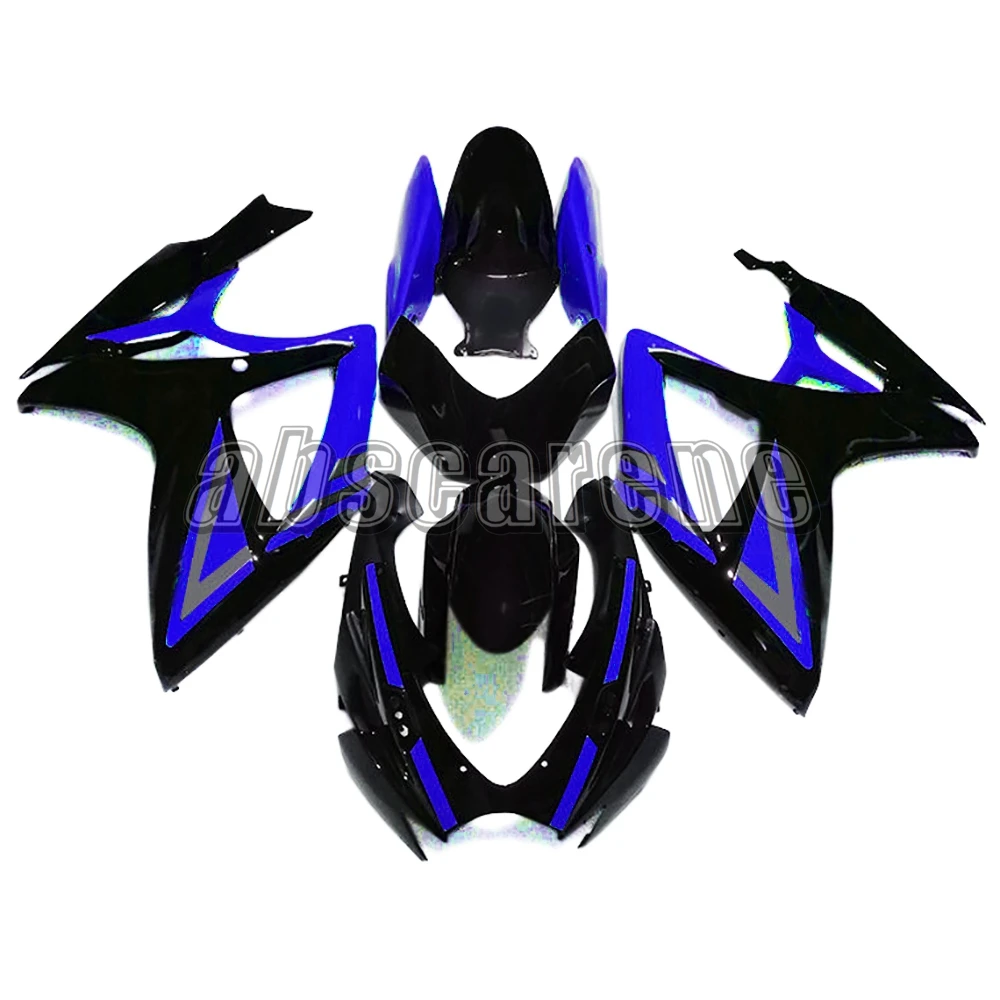 Полный комплект обтекателей для Suzuki GSXR600 GSXR750 K6 2006 2007 G-SXR600 06 ABS пластик инъекции мотоцикл капот темно синий черный
