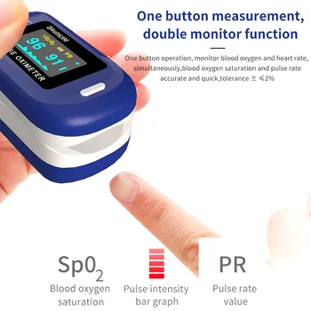 

Newest Fingertip Pulse Oximeter Digital OLED Display Monitor Measurement Measuring for Home Promotion